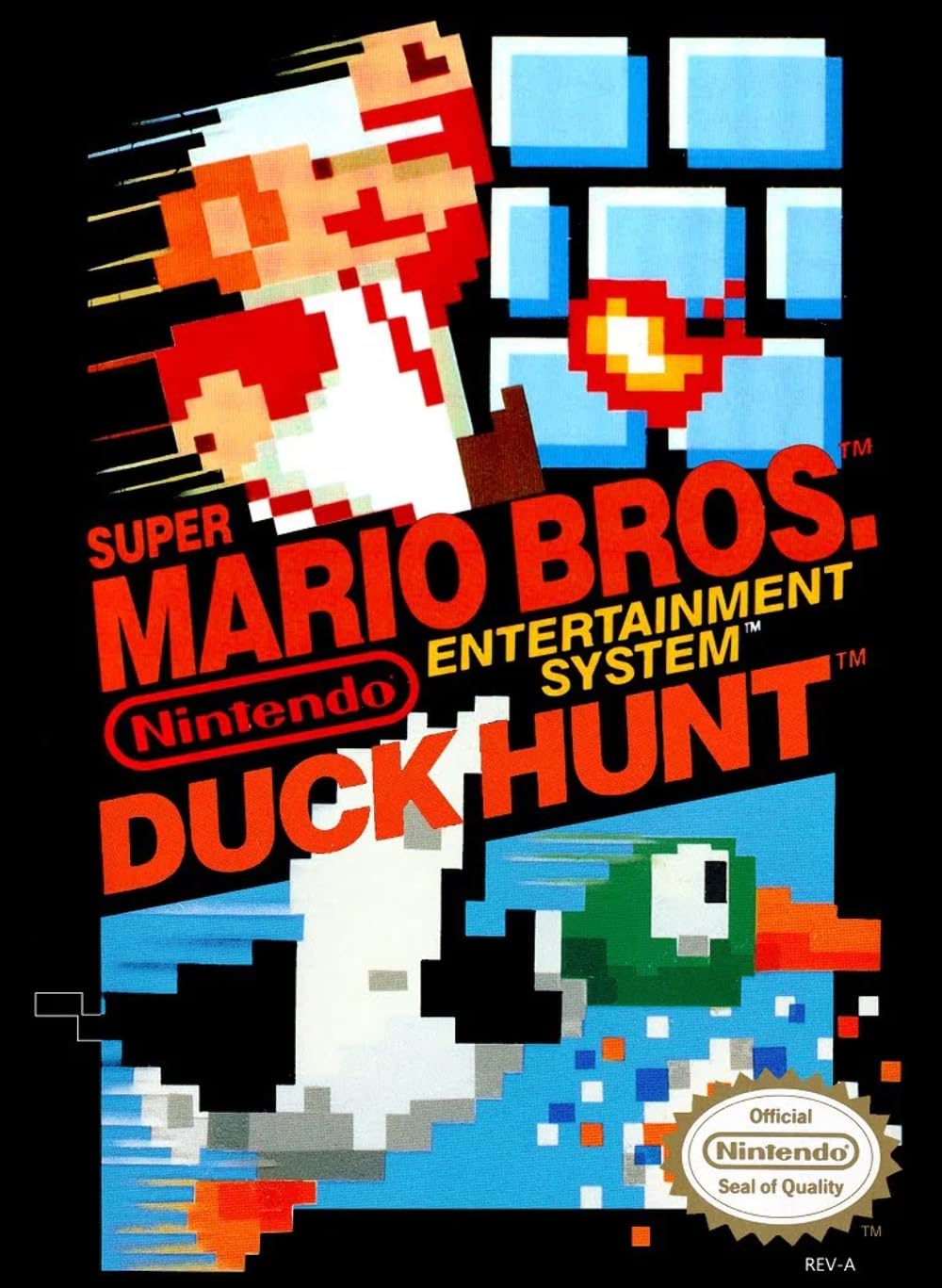 Super Mario Bros. / Duck Hunt Nintendo NES - Excellent