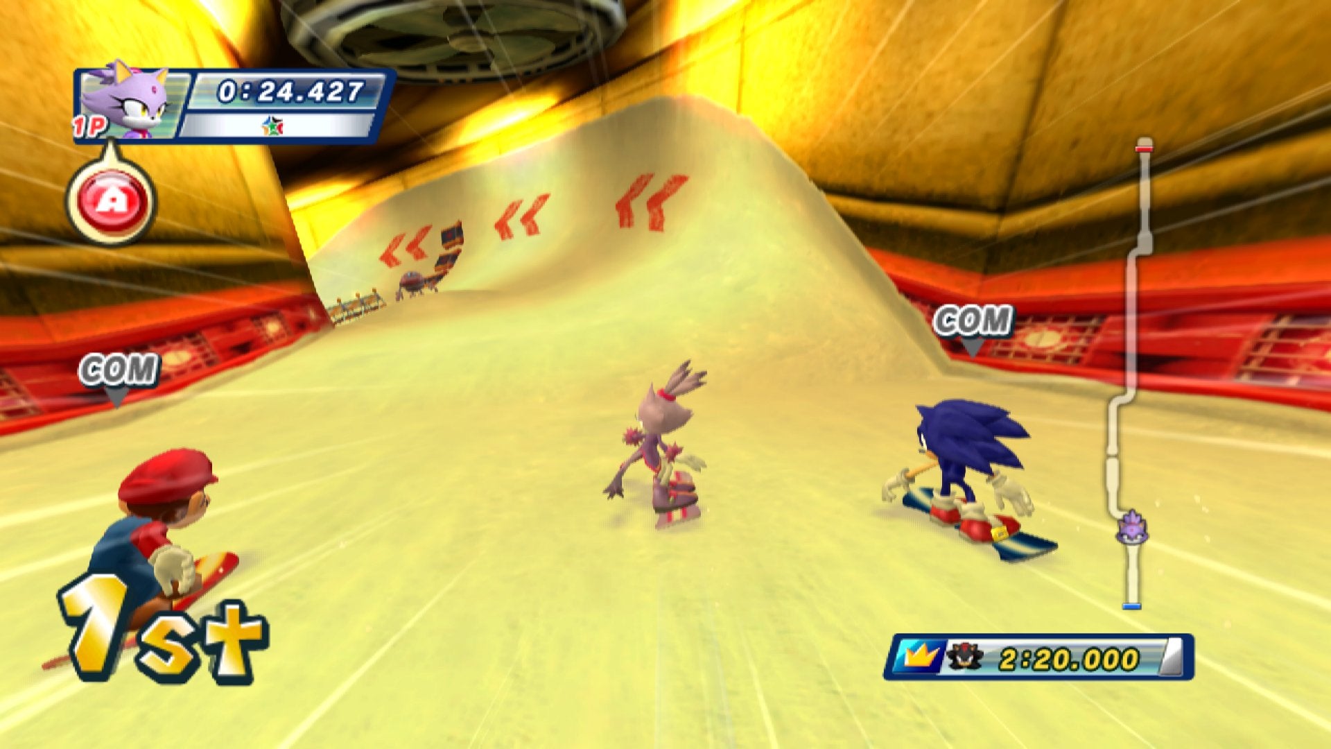 Mario and Sonic at the Olympic Winter Games Nintendo Wii - Very Good