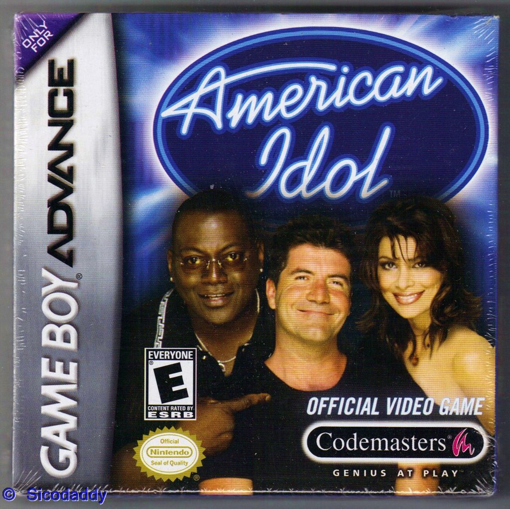 American Idol GameBoy Advance GBA Cart Only Authentic / Tested - Very Good