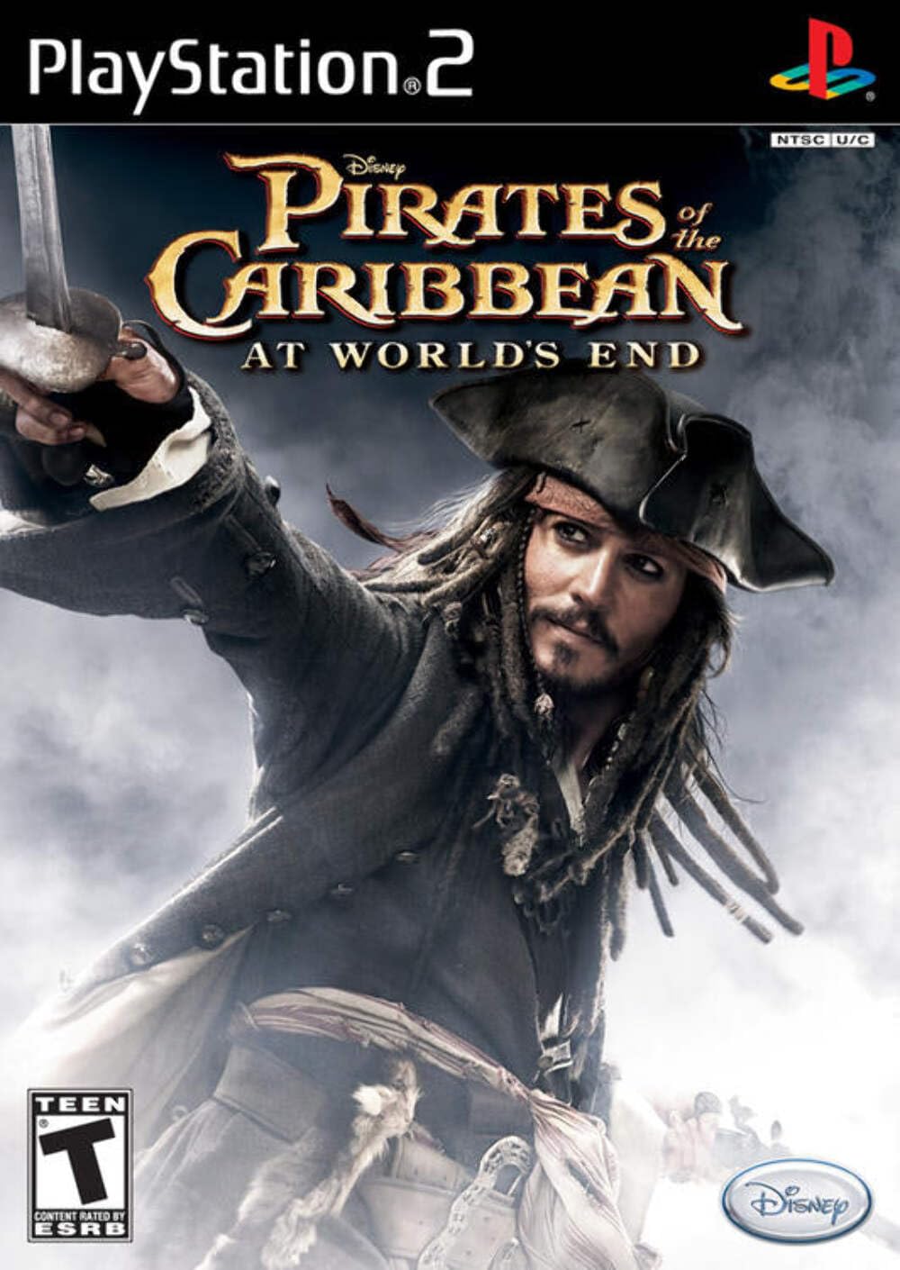 Pirates of the Caribbean At World's End PS2 + Reg / Movie Ticket CIB - Excellent