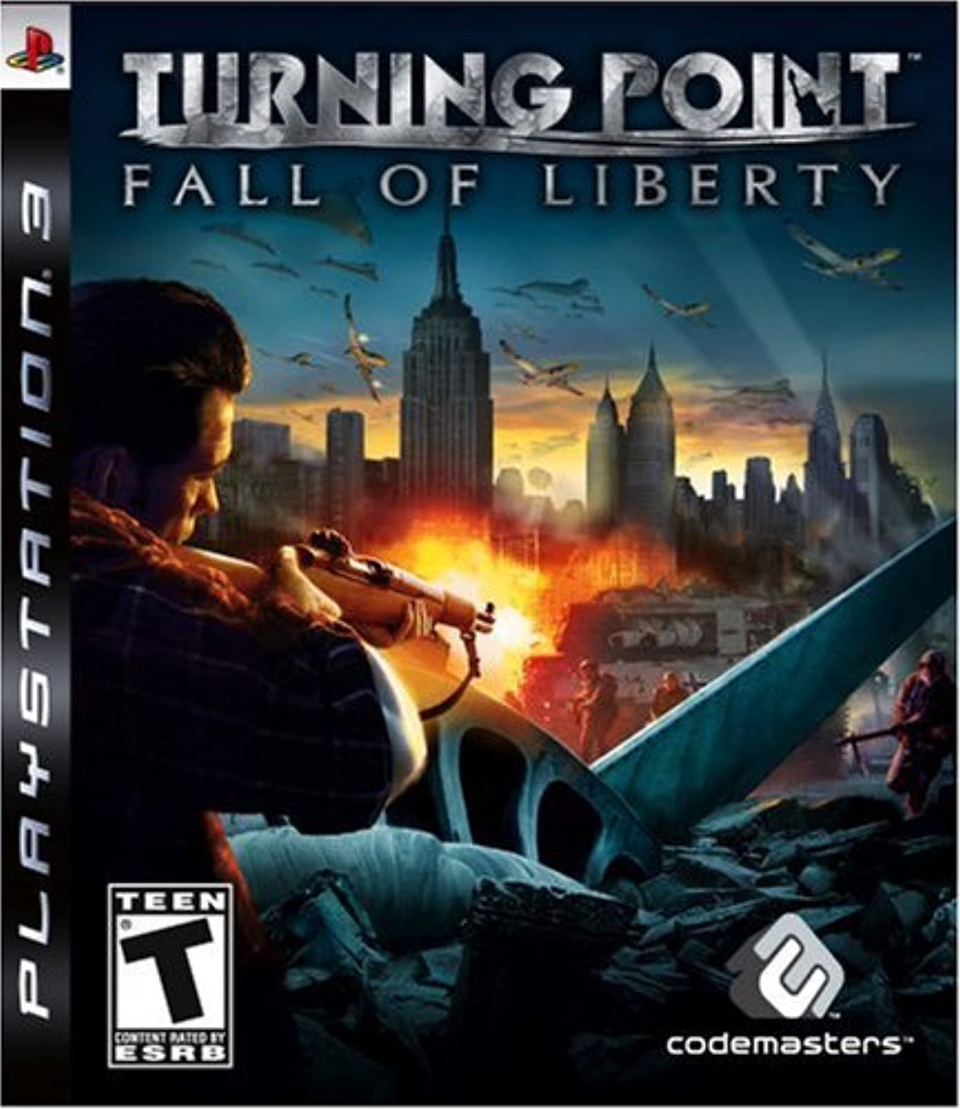 Turning Point Fall of Liberty PS3 PlayStation 3 AD Complete CIB - Very Good