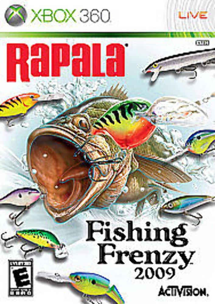 Rapala Fishing Frenzy Xbox 360 AD Complete CIB - Very Good