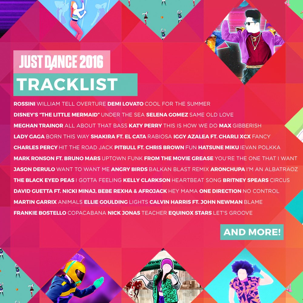 Just Dance 2016 PS4 PlayStation 4 AD/DD - Very Good
