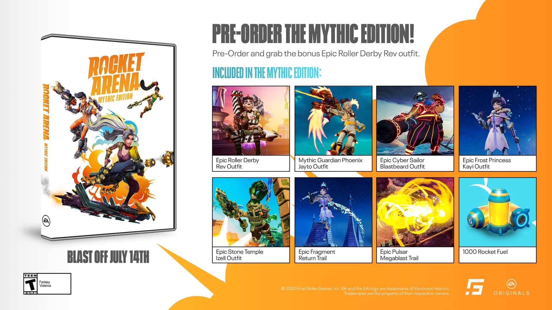 Rocket Arena Mythic Edition PS4 PlayStation 4 AD Complete CIB - Very Good