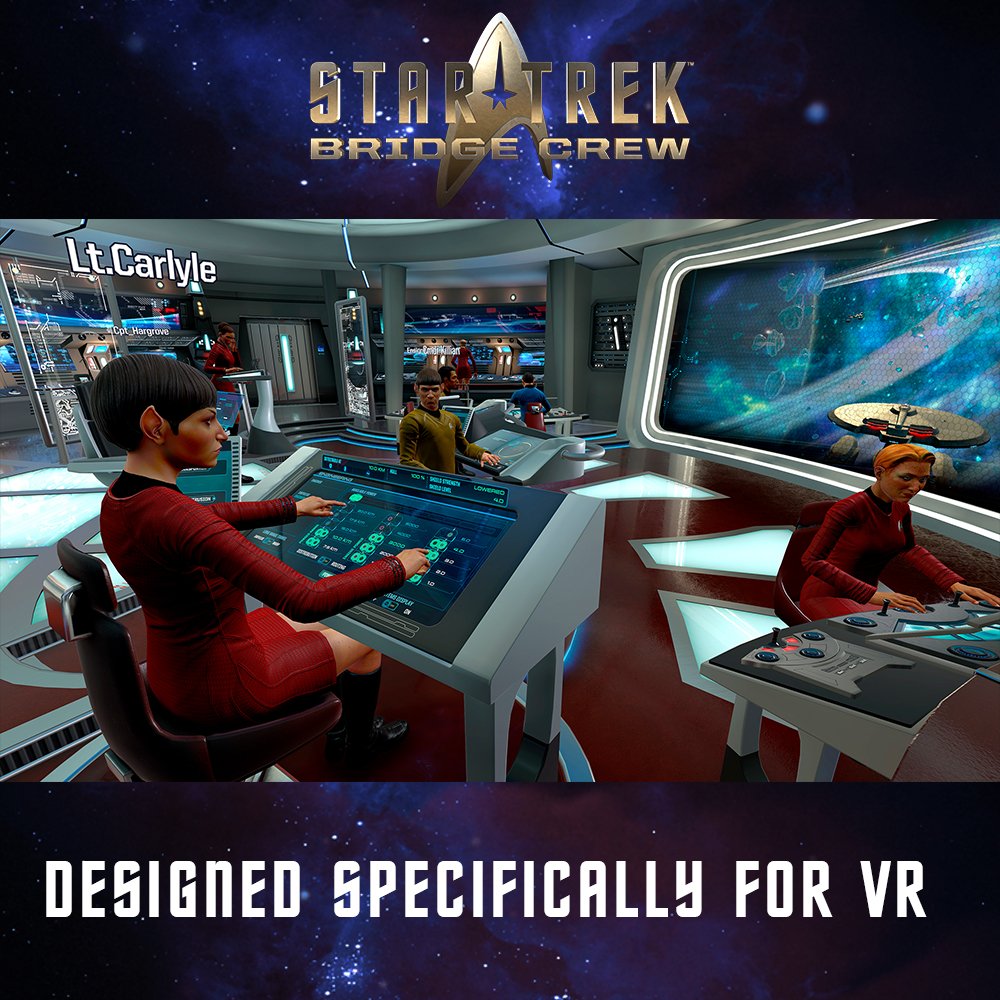 Star Trek Bridge Crew PSVR PlayStation 4 - Like New