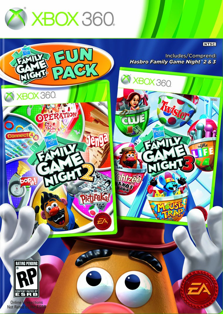 Hasbro Family Game Night Fun Pack Xbox 360 - Very Good