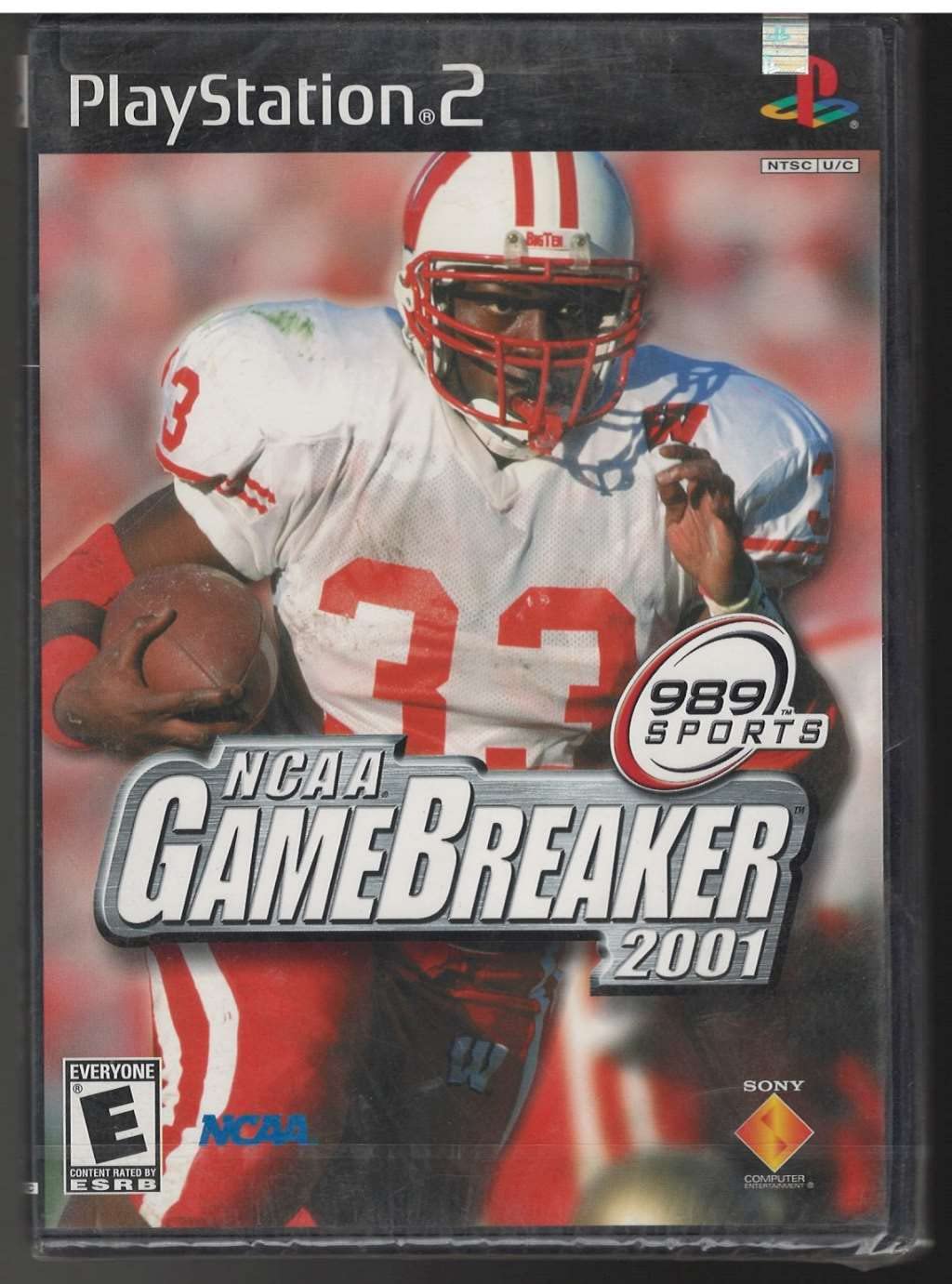 NCAA Game Breaker 2001 PS2 PlayStation 2 AD Complete CIB - Very Good