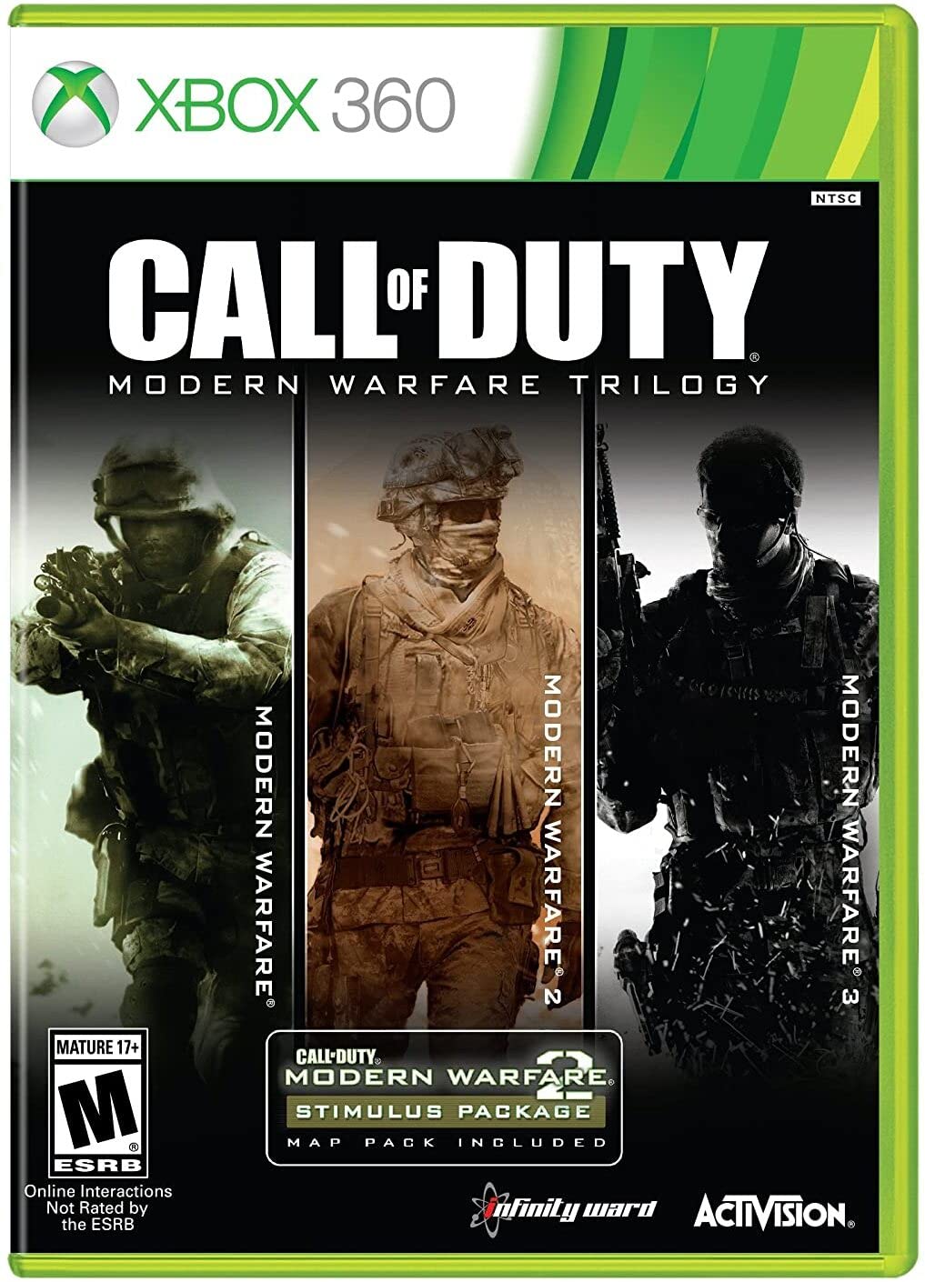 Call Of Duty Modern Warfare Trilogy Xbox 360 / Xbox One AD Complete CIB - Very Good