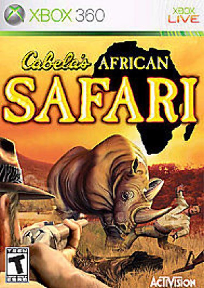 Cabela's African Safari Xbox 360 + Reg Card - Like New