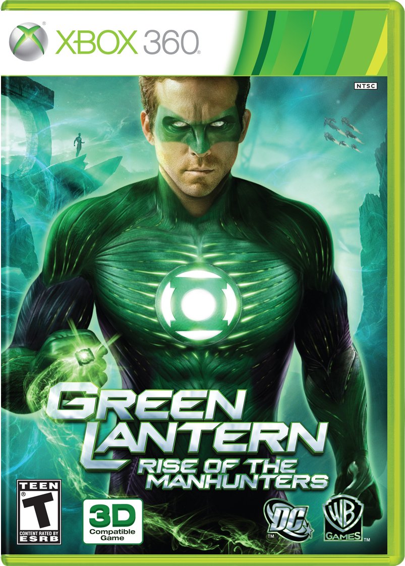 Green Lantern Rise of the Manhunters Xbox 360 AD Complete CIB - Very Good