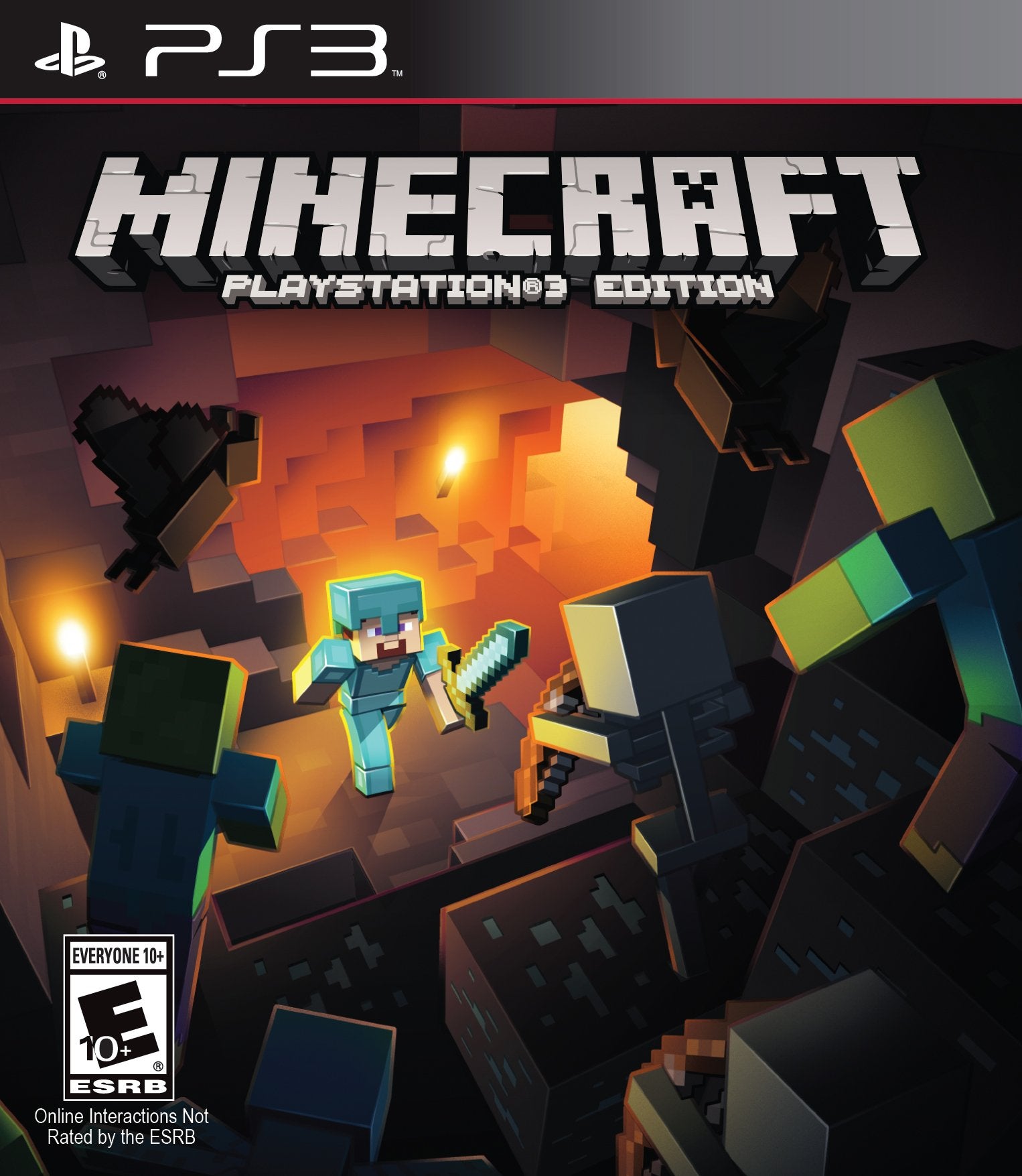 Minecraft PS3 PlayStation 3 Complete - Excellent