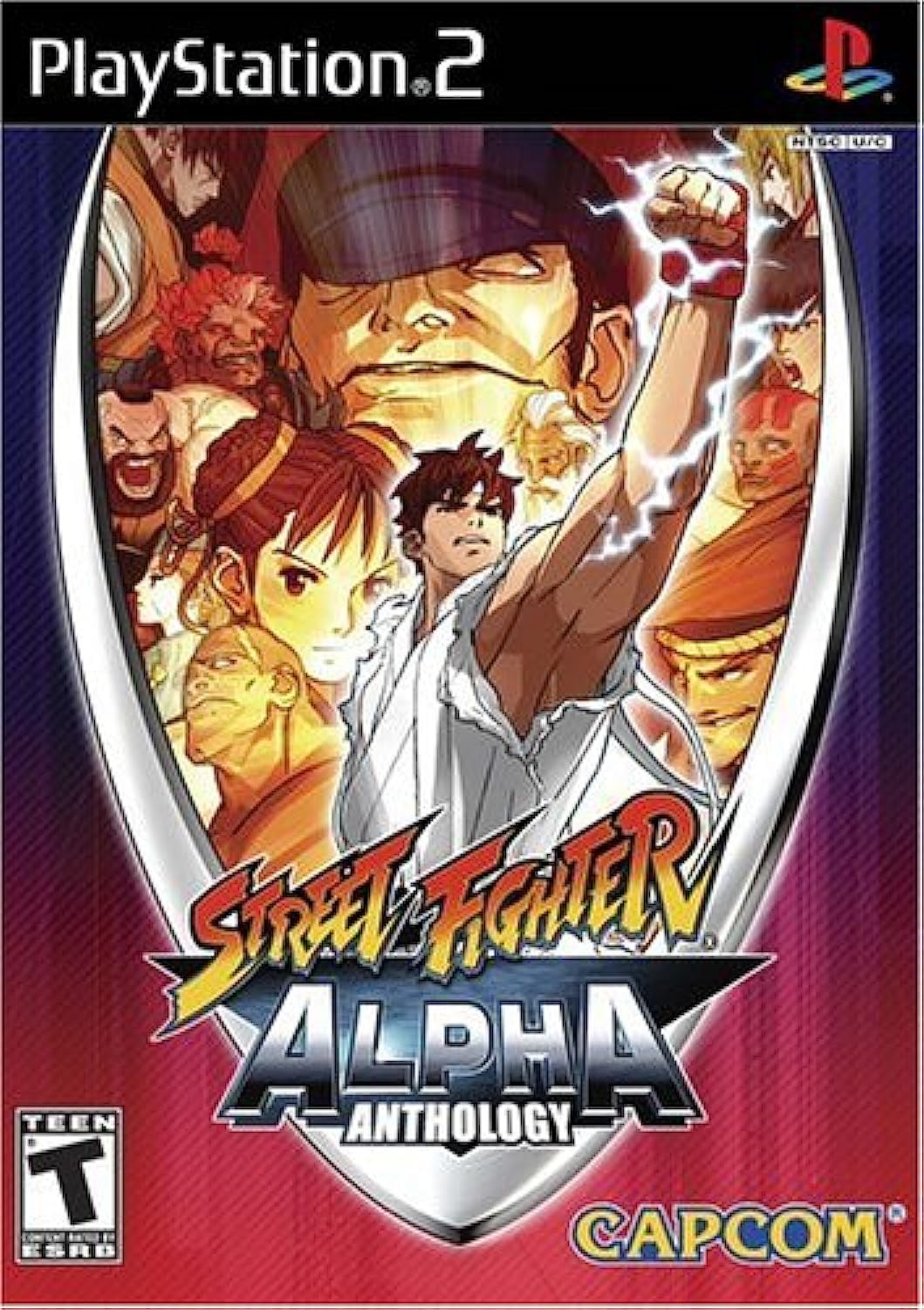 Street Fighter Alpha Anthology PS2 PlayStation 2 - Like New