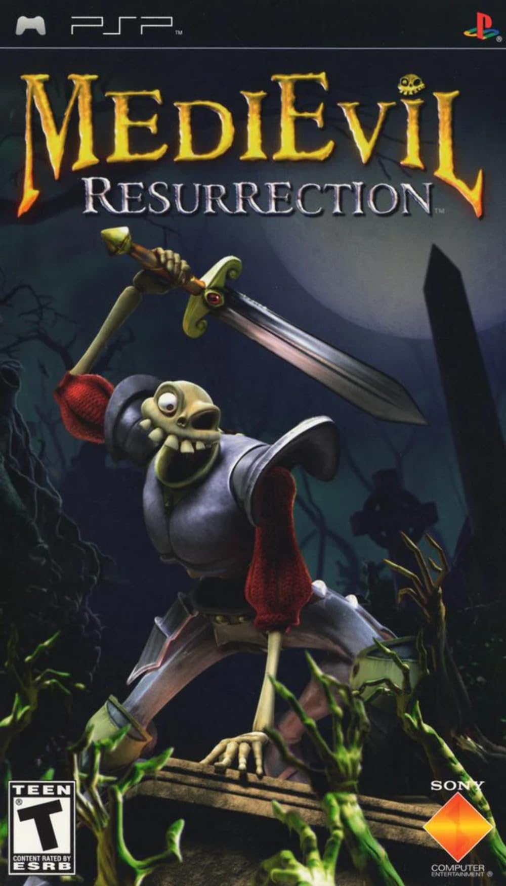 MediEvil Resurrection Sony PSP Clear UMD + Reg Card Complete - Excellent