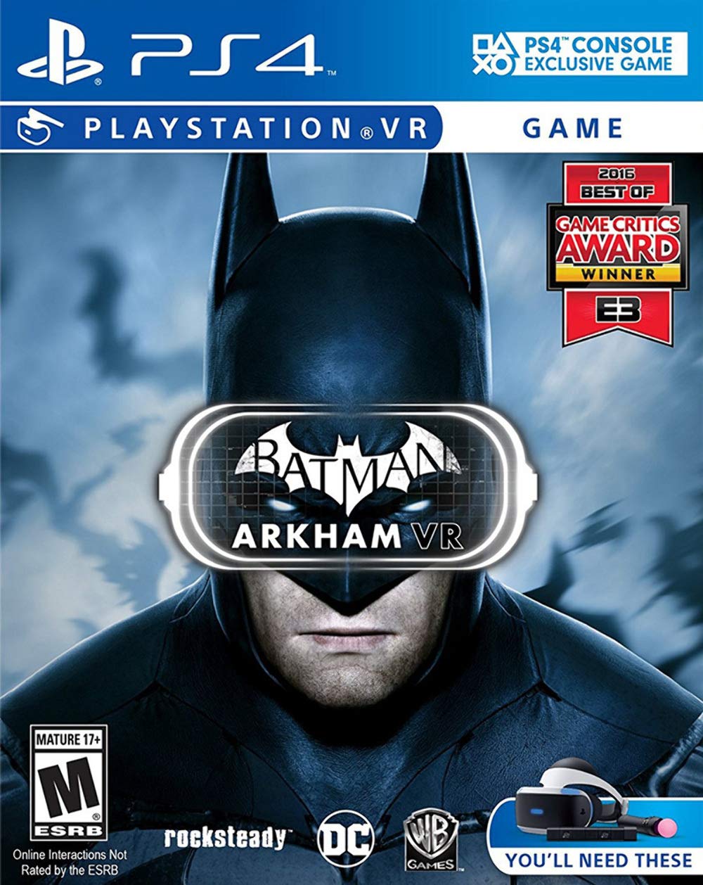 Batman Arkham PS4 PSVR PlayStation 4 Complete - Excellent
