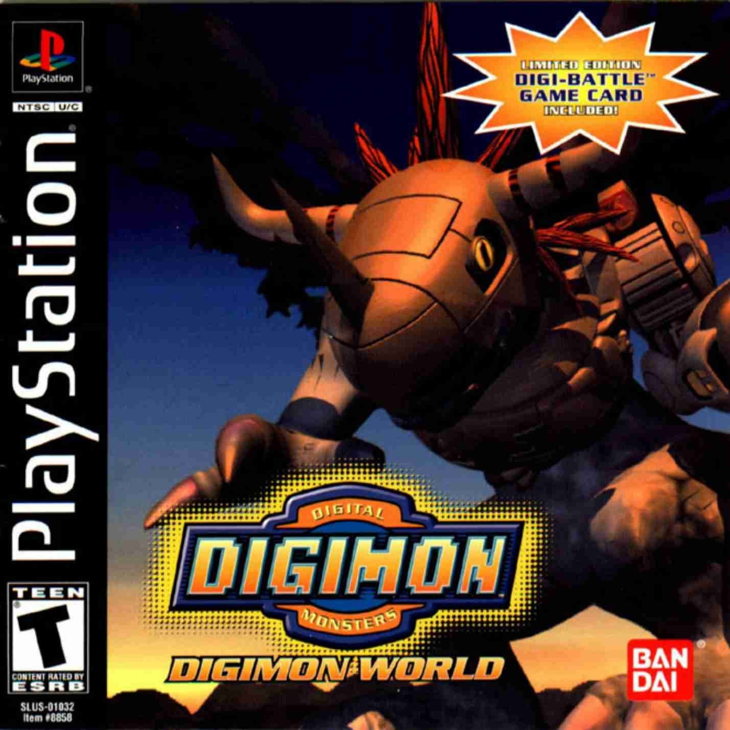 Digimon World GH PS1 PlayStation 1 MD Complete CIB - Very Good