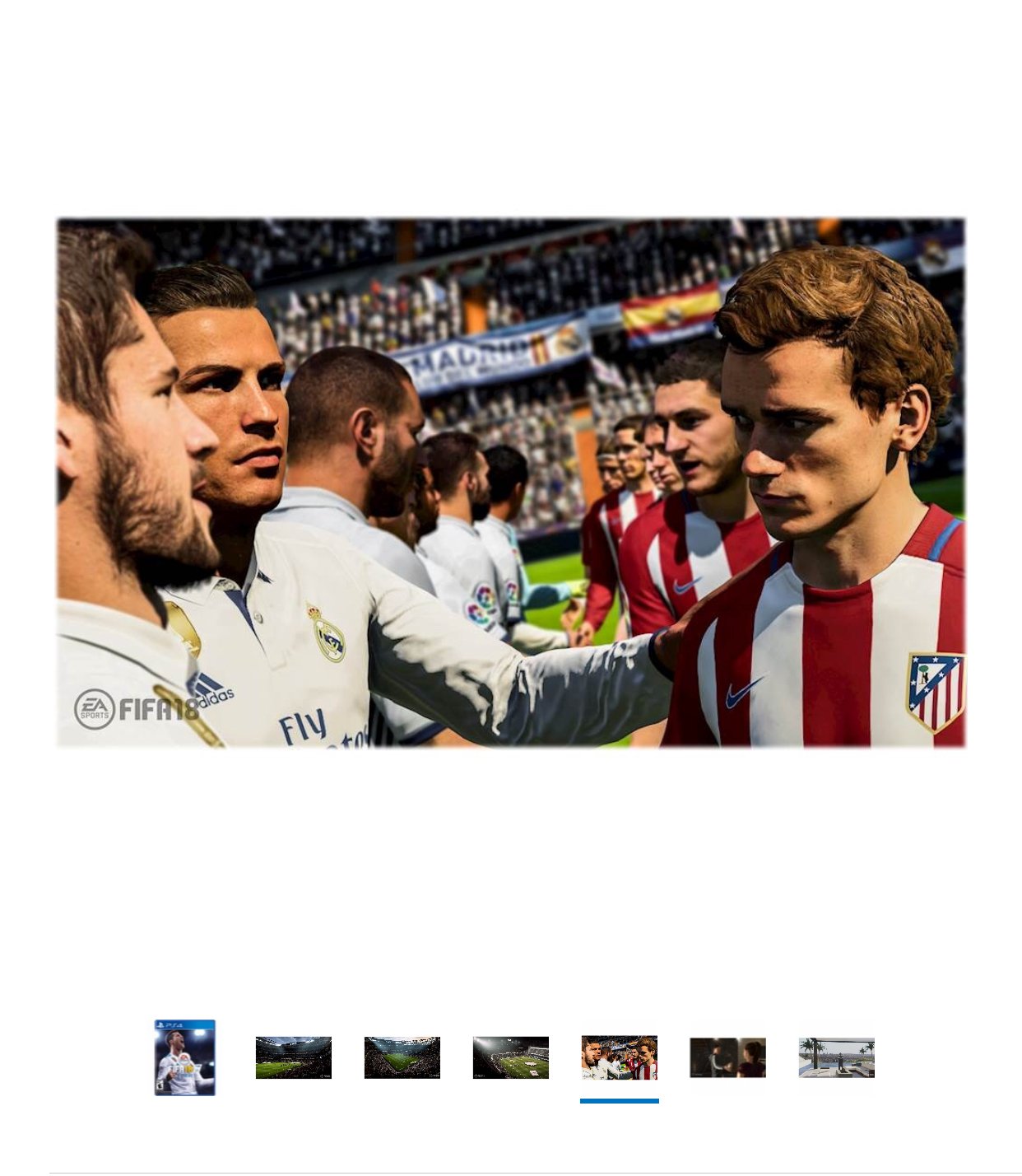 FIFA 18 PS4 PlayStation 4 - Like New