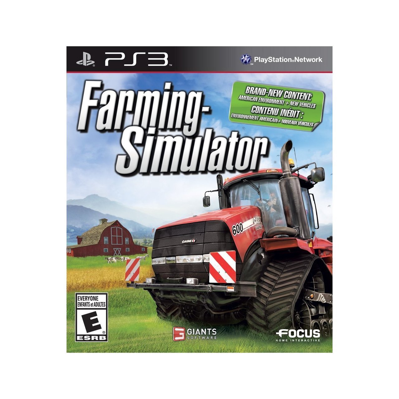 Farming Simulator PS3 PlayStation 3 AD/NM - Very Good