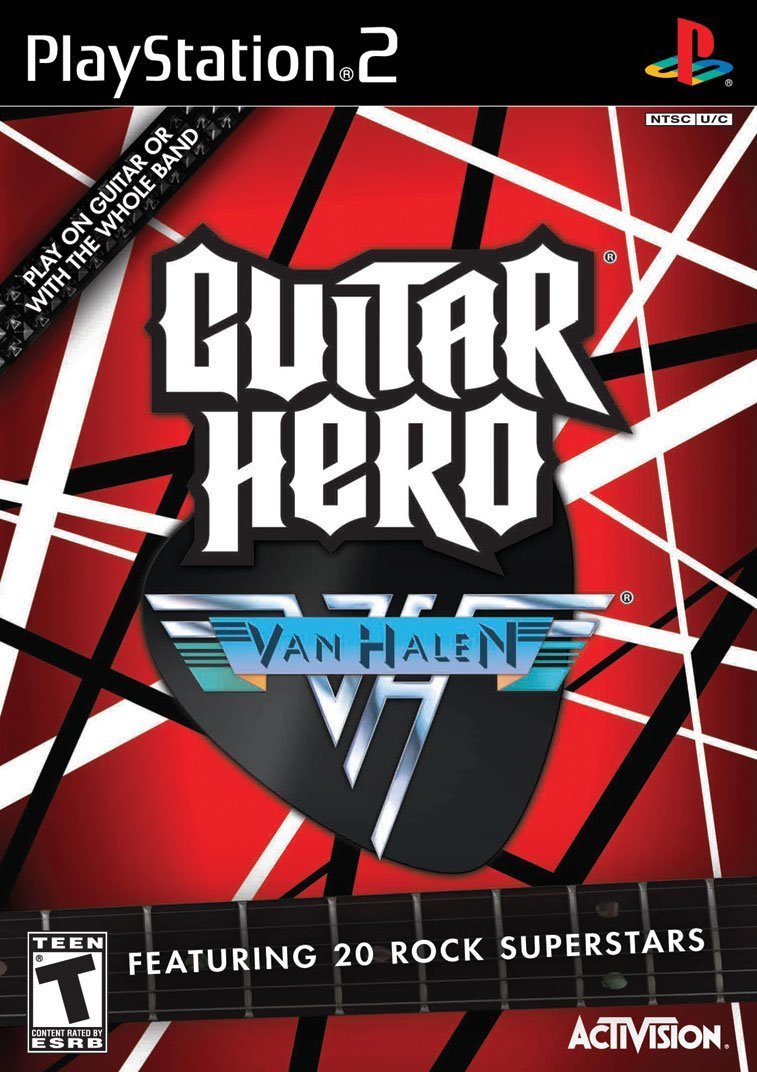 Guitar Hero Van Halen PS2 PlayStation 2 AD Complete CIB - Very Good