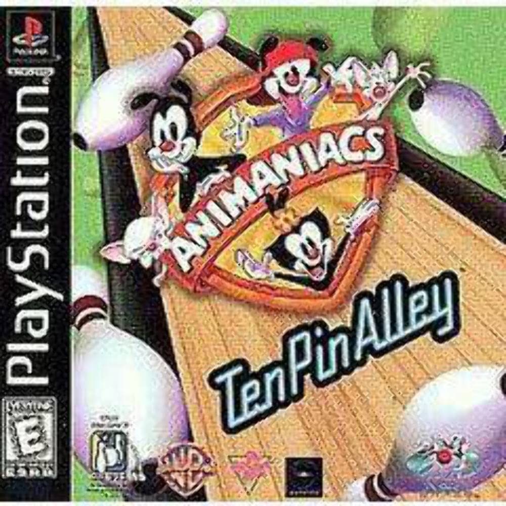 Animaniacs Ten Pin Alley PS1 PlayStation 1 - Like New
