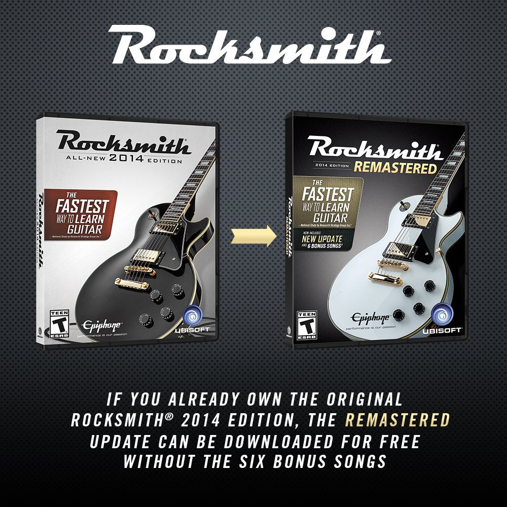 Rocksmith 2014 Edition Remastered Xbox One Complete - Excellent