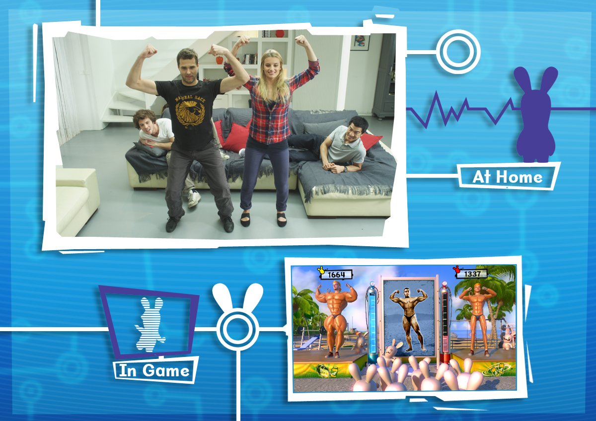 Rabbids Alive & Kicking Xbox 360 - Like New
