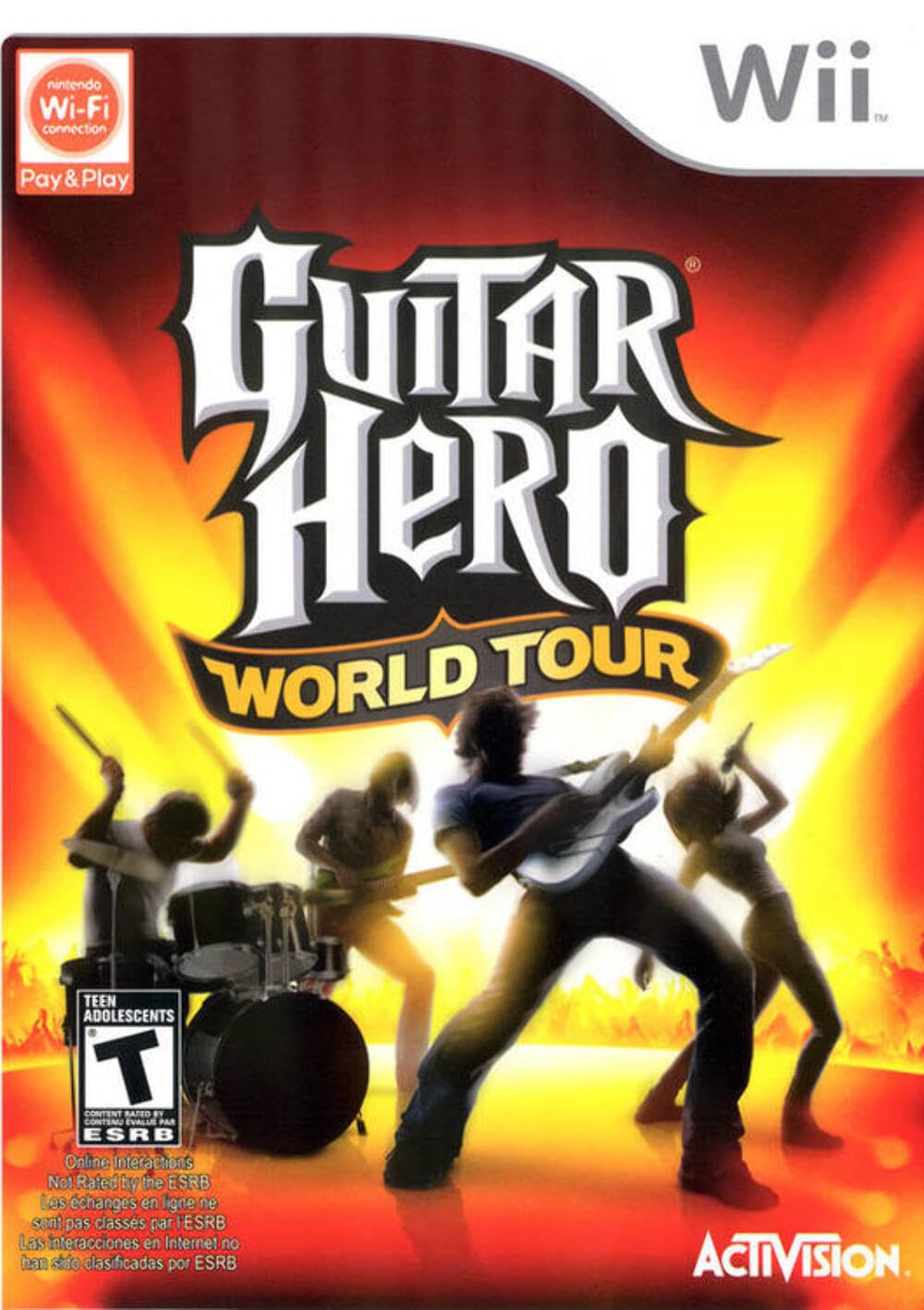 Guitar Hero World Tour Nintendo Wii Complete - Excellent