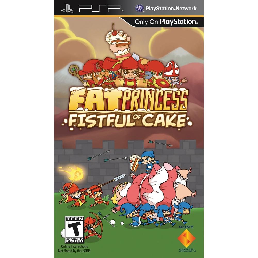 Fat Princess Fistful of Cake Sony PSP Complete - Excellent
