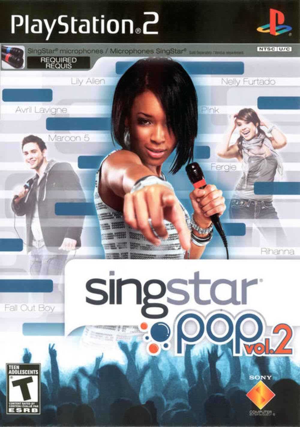 SingStar Pop Vol. 2 PS2 PlayStation 2 + Reg Card Complete - Excellent