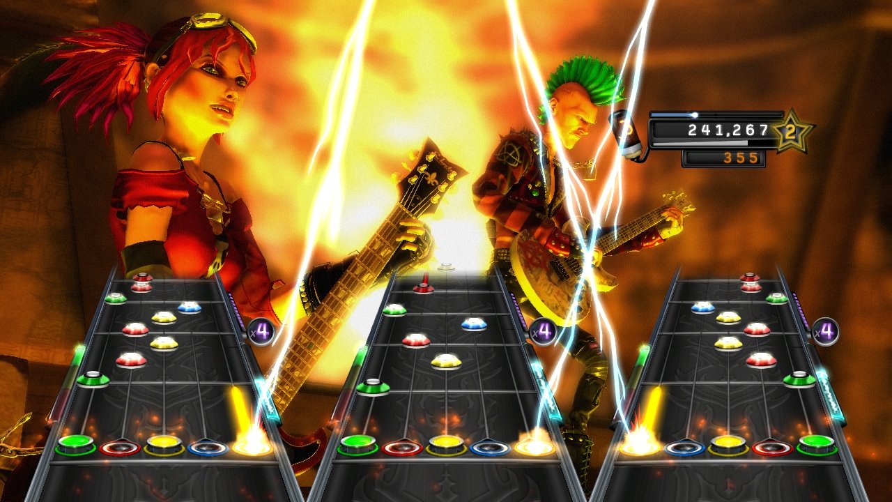 Guitar Hero Warriors of Rock Nintendo Wii Complete - Excellent