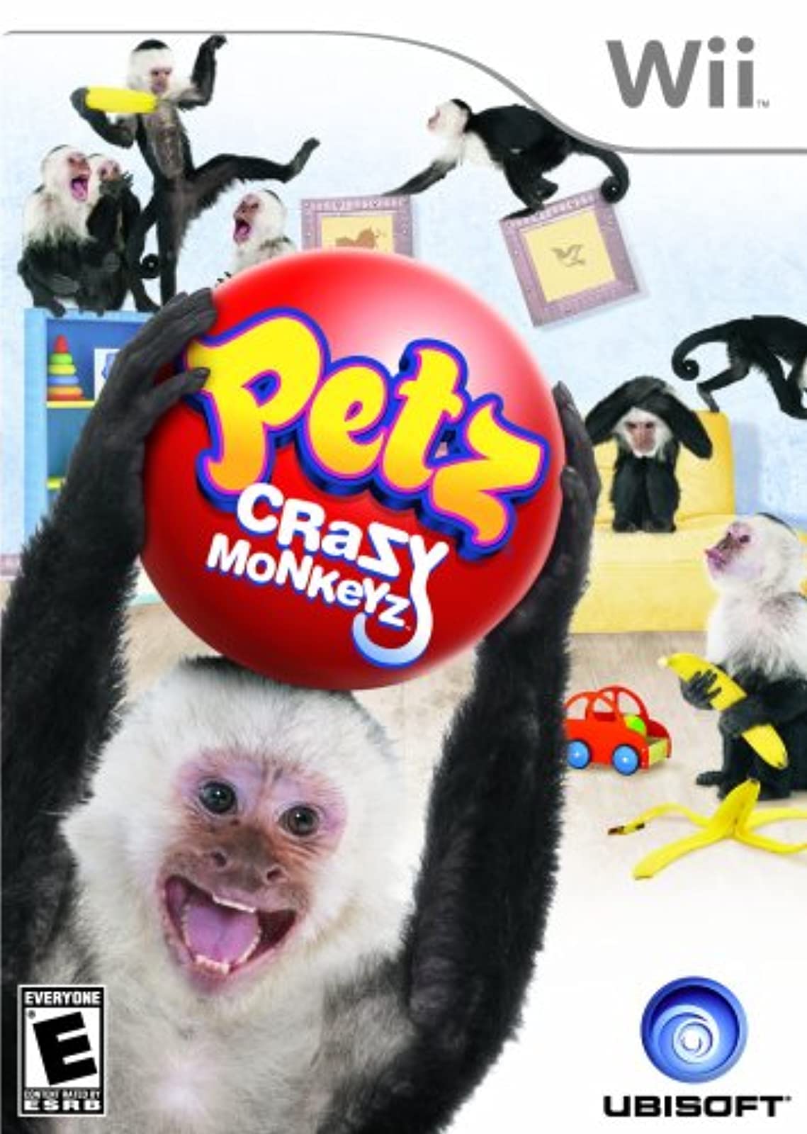 Petz Crazy Monkeyz Nintendo Wii AD Complete CIB - Very Good