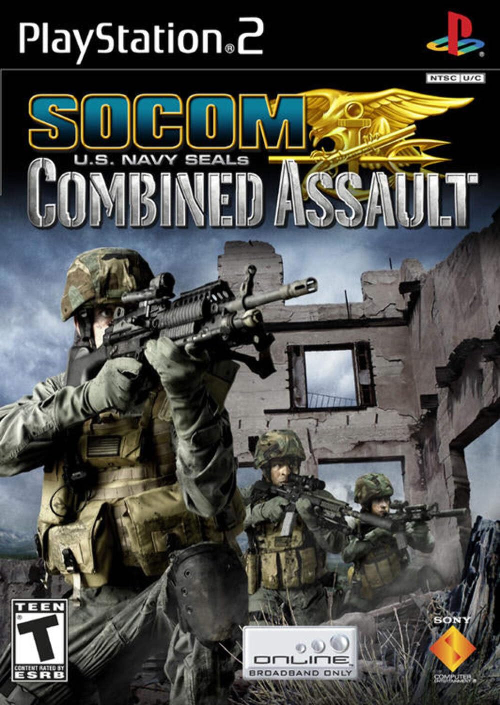 SOCOM US Navy Seals Combined Assault PS2 + Reg Complete - Excellent