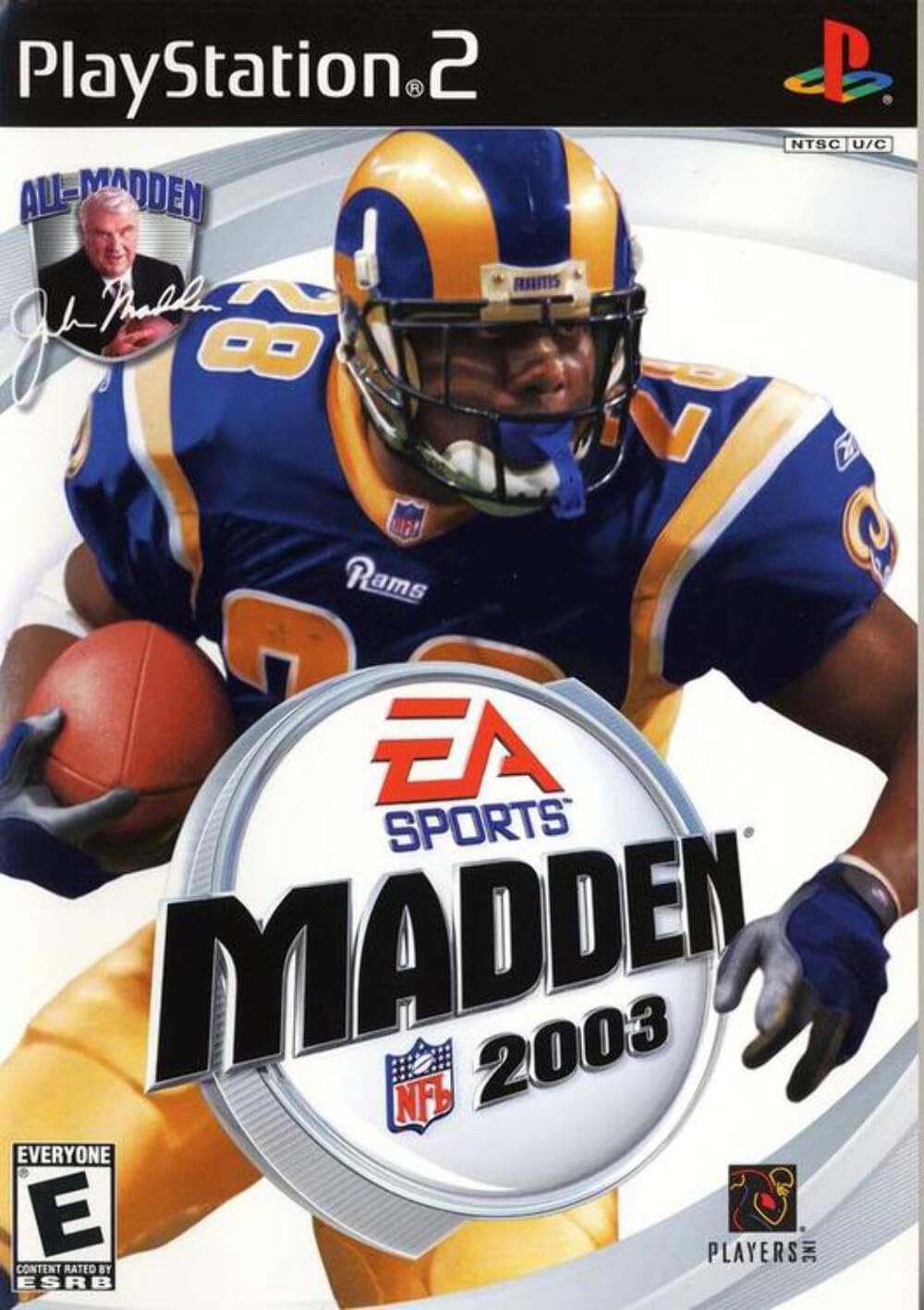 Madden NFL 2003 PS2 PlayStation 2 + Reg Card Complete - Excellent