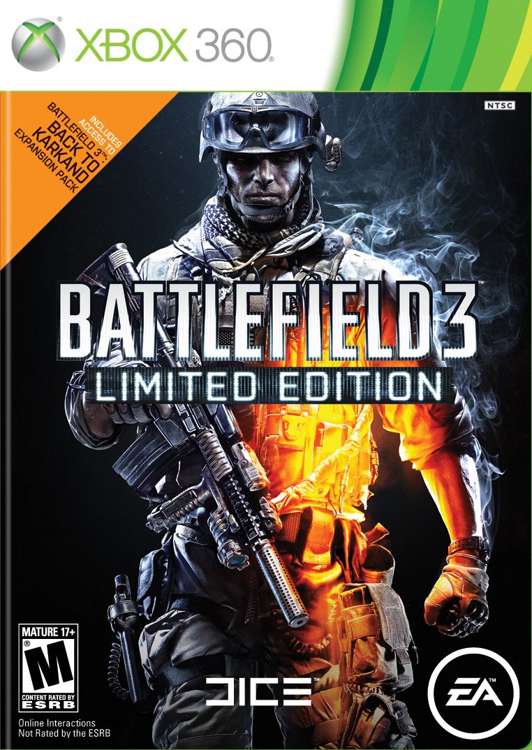 Battlefield 3 Limited Edition Xbox 360 Complete - Very Good