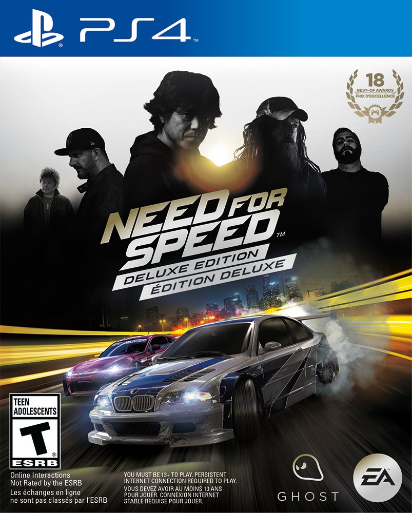 Need for Speed Deluxe Edition PS4 PlayStation 4 AD Complete CIB - Very Good