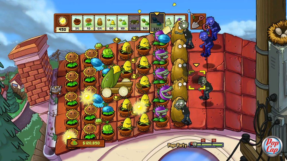 Plants Vs. Zombies Xbox 360 PH Complete - Excellent