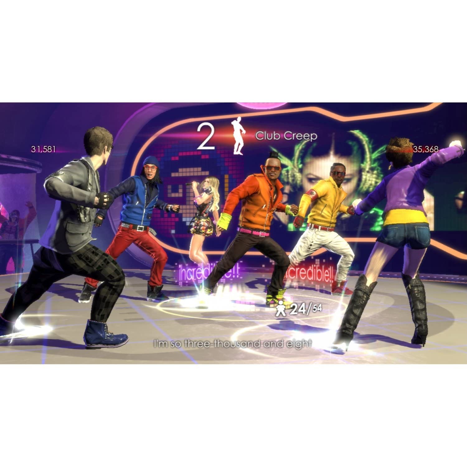 The Black Eyed Peas Experience Xbox 360 - Like New