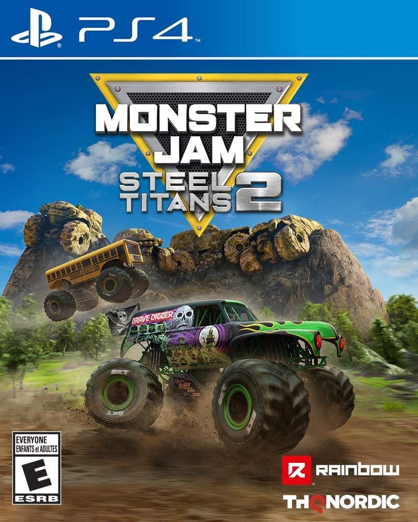 Monster Jam Steel Titans 2 PS4 PlayStation 4 AD Complete CIB - Very Good