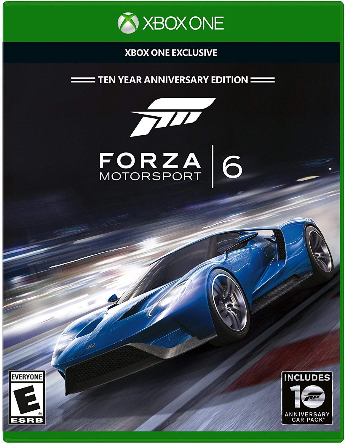 Forza Motorsport 6 Ten Year Anniversary Edition Xbox One Complete - Excellent