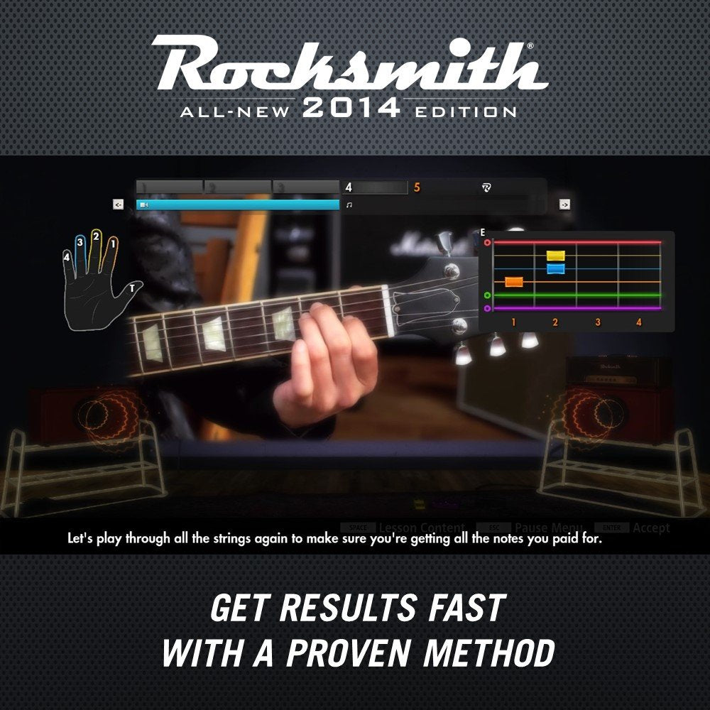 Rocksmith 2014 Edition PS3 PlayStation 3 AD Complete CIB - Very Good