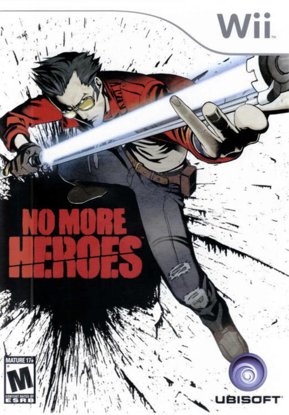 No More Heroes Nintendo Wii AD Complete CIB - Very Good