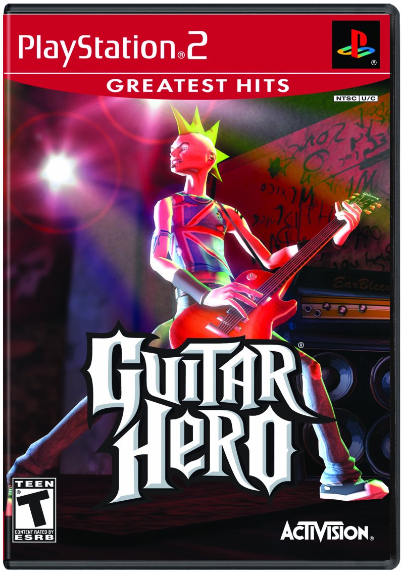 Guitar Hero Game Only PS2 PlayStation 2 Greatest Hits - Very Good