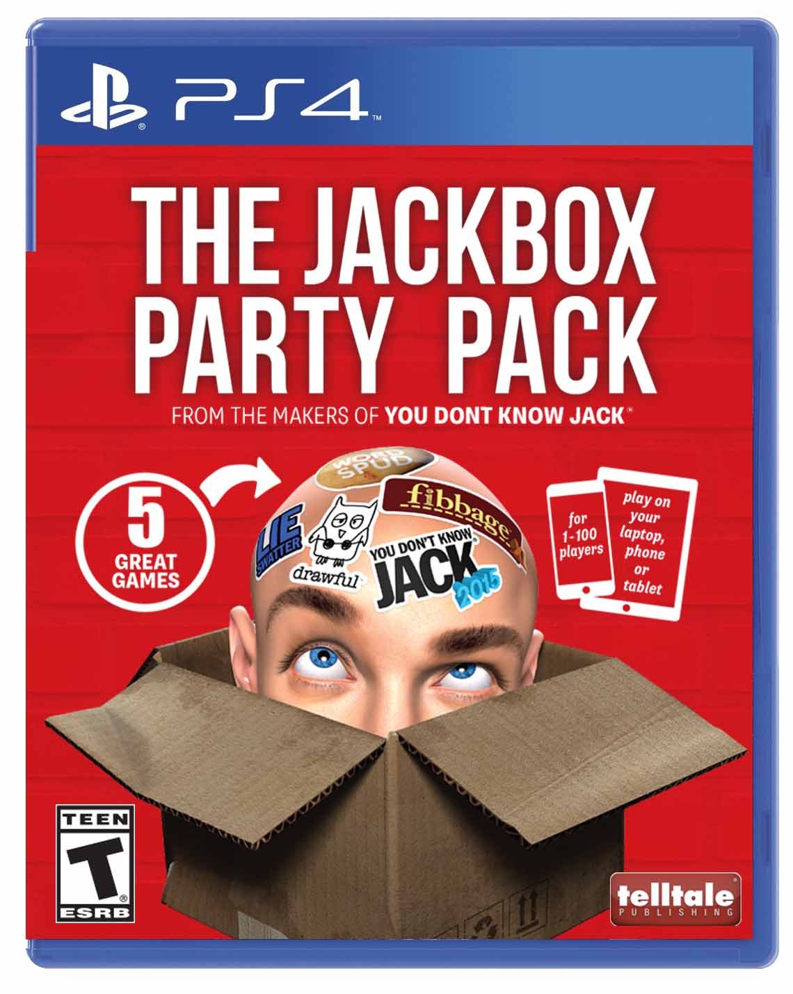 The Jackbox Party Pack PS4 PlayStation 4 AD Complete CIB - Very Good