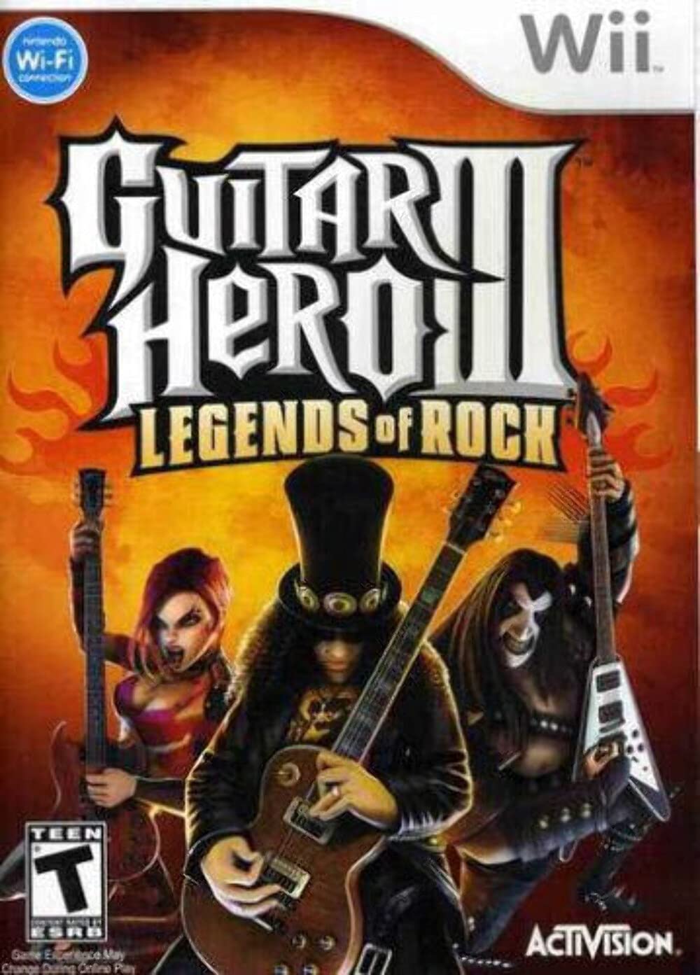 Guitar Hero III 3 Legends of Rock Nintendo Wii Complete - Excellent