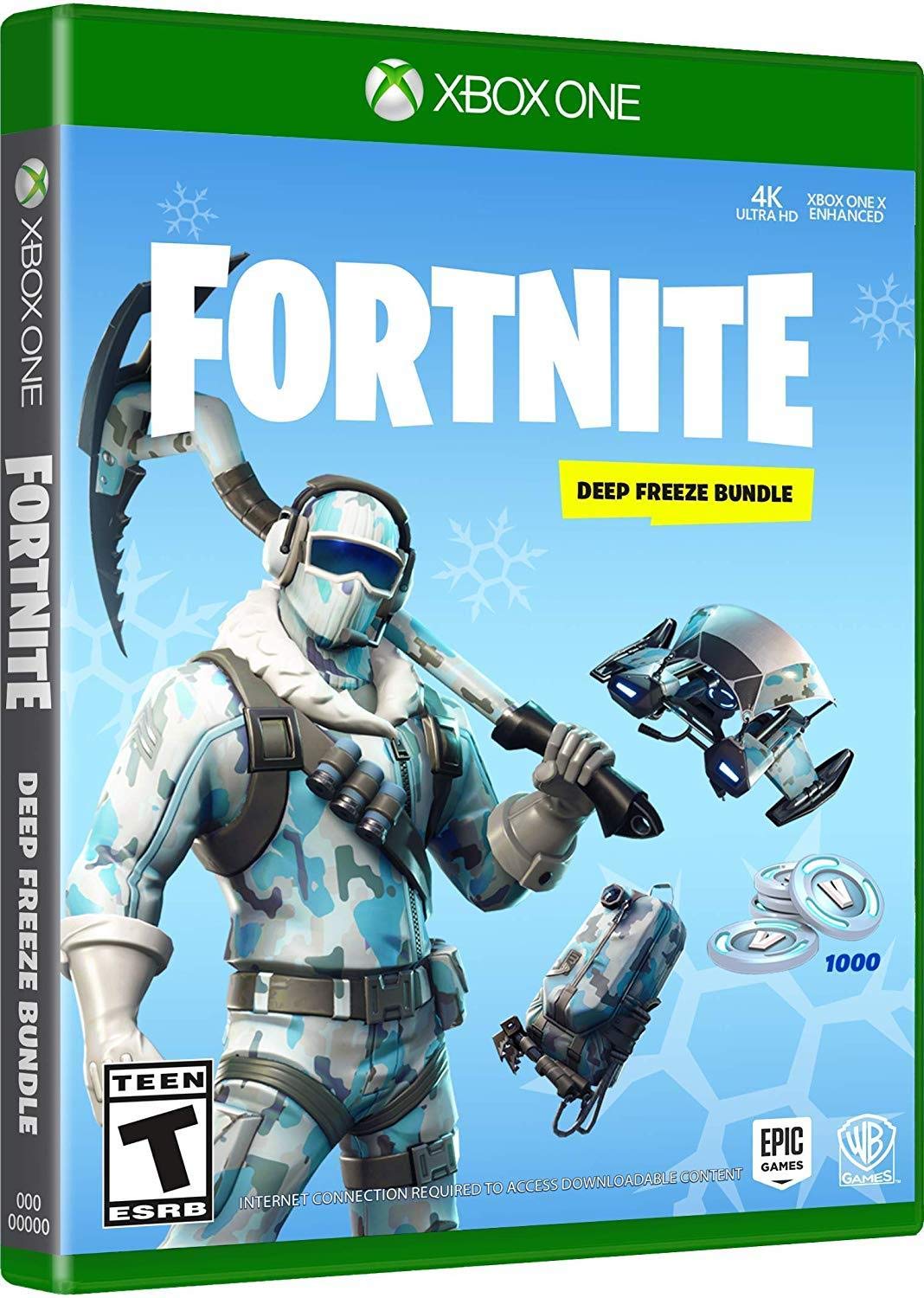 Fortnite Deep Freeze Bundle Xbox One Complete - Excellent