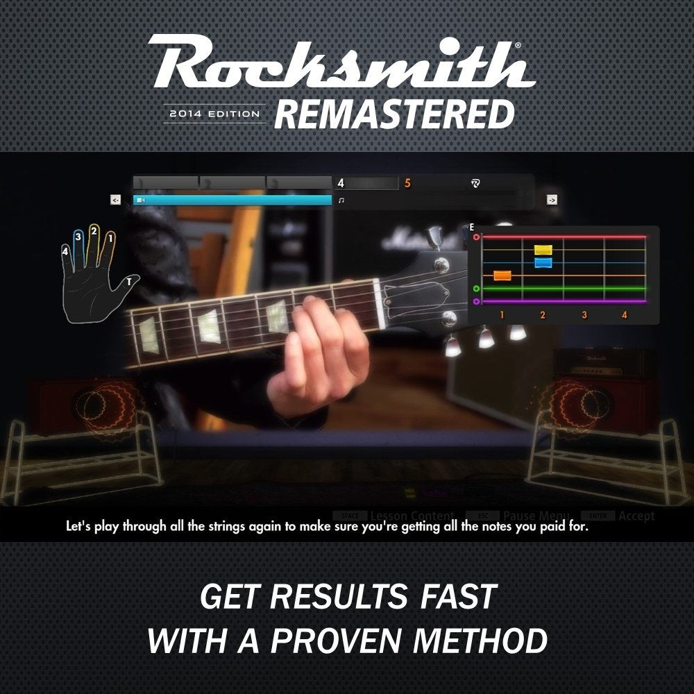 Rocksmith 2014 Edition Remastered Xbox One Complete - Excellent
