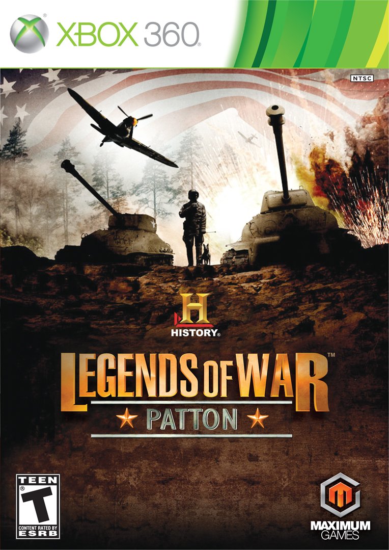 History Legends of War Patton Xbox 360 - Like New
