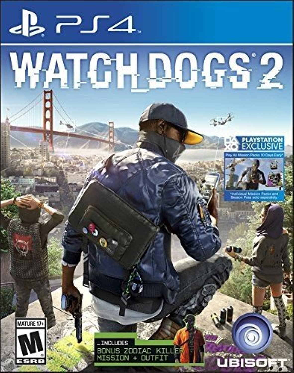 Watch Dogs 2 PS4 PlayStation 4 AD Complete CIB - Very Good