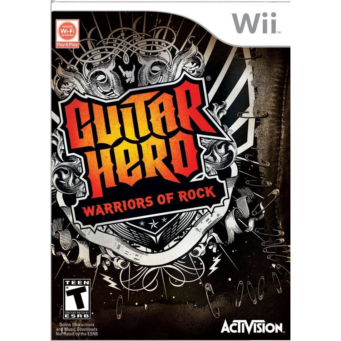 Guitar Hero Warriors of Rock Nintendo Wii Complete - Excellent