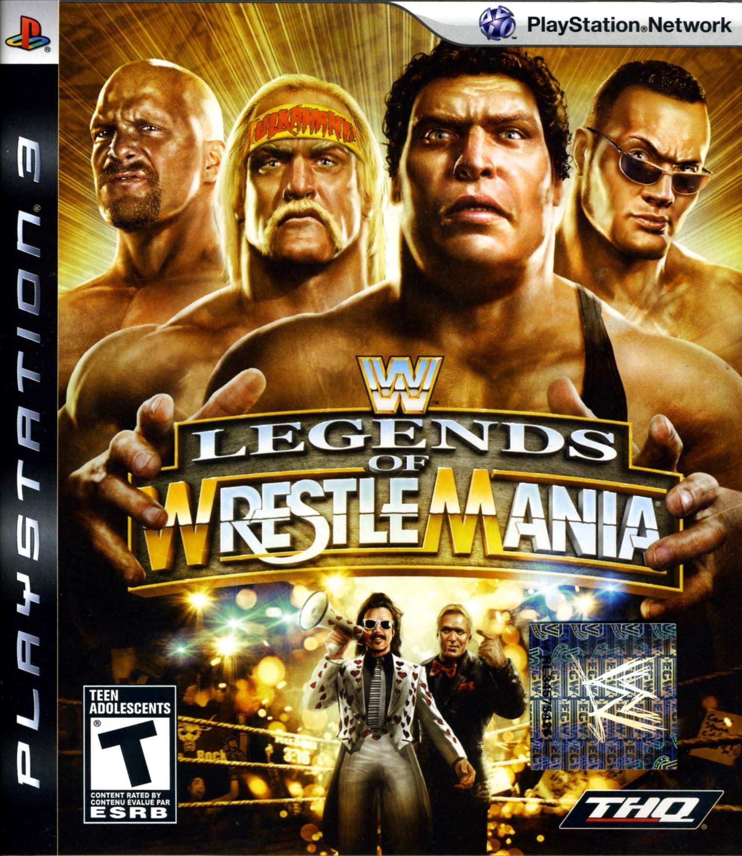 WWE Legends of WrestleMania PS3 PlayStation 3 Complete - Excellent