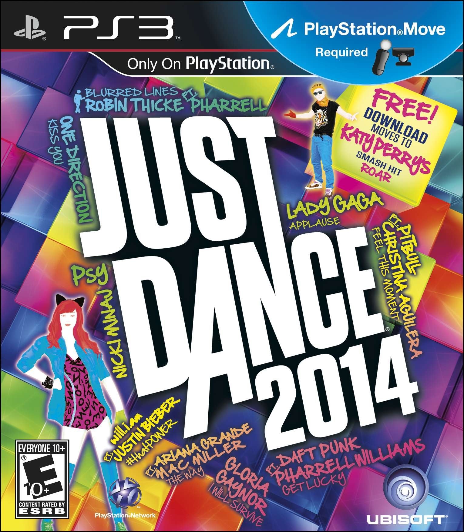 Just Dance 2014 PS3 PlayStation 3 AD Complete CIB - Very Good